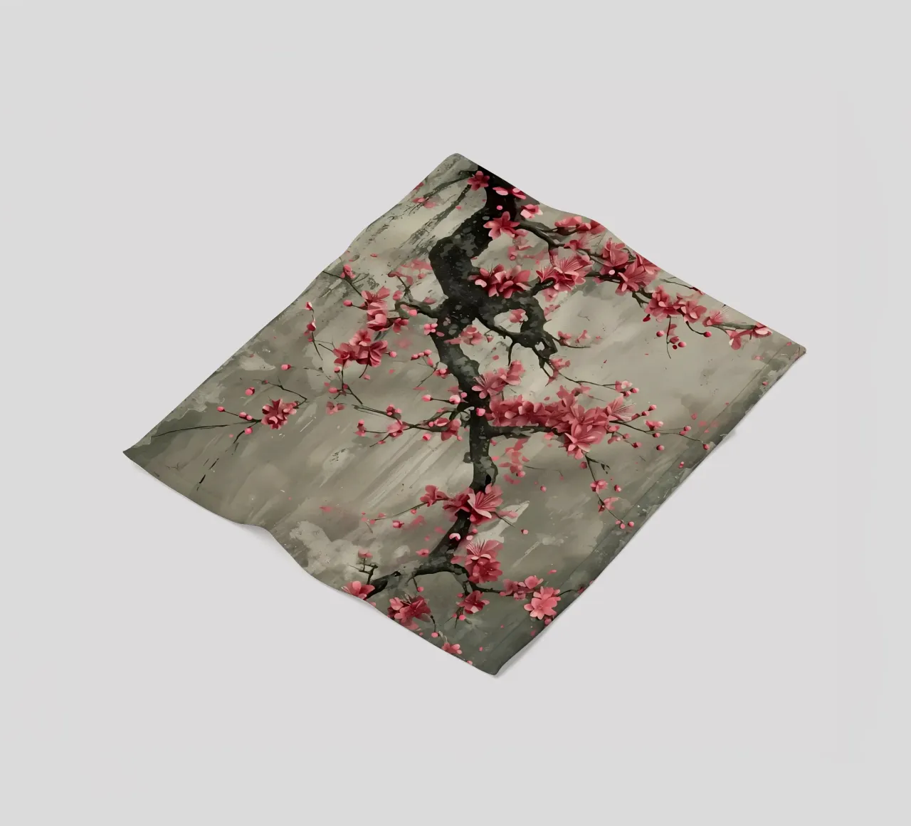 Fiori di ciliegio in Giappone coperta in pile da Rebecca Clark Wyrick