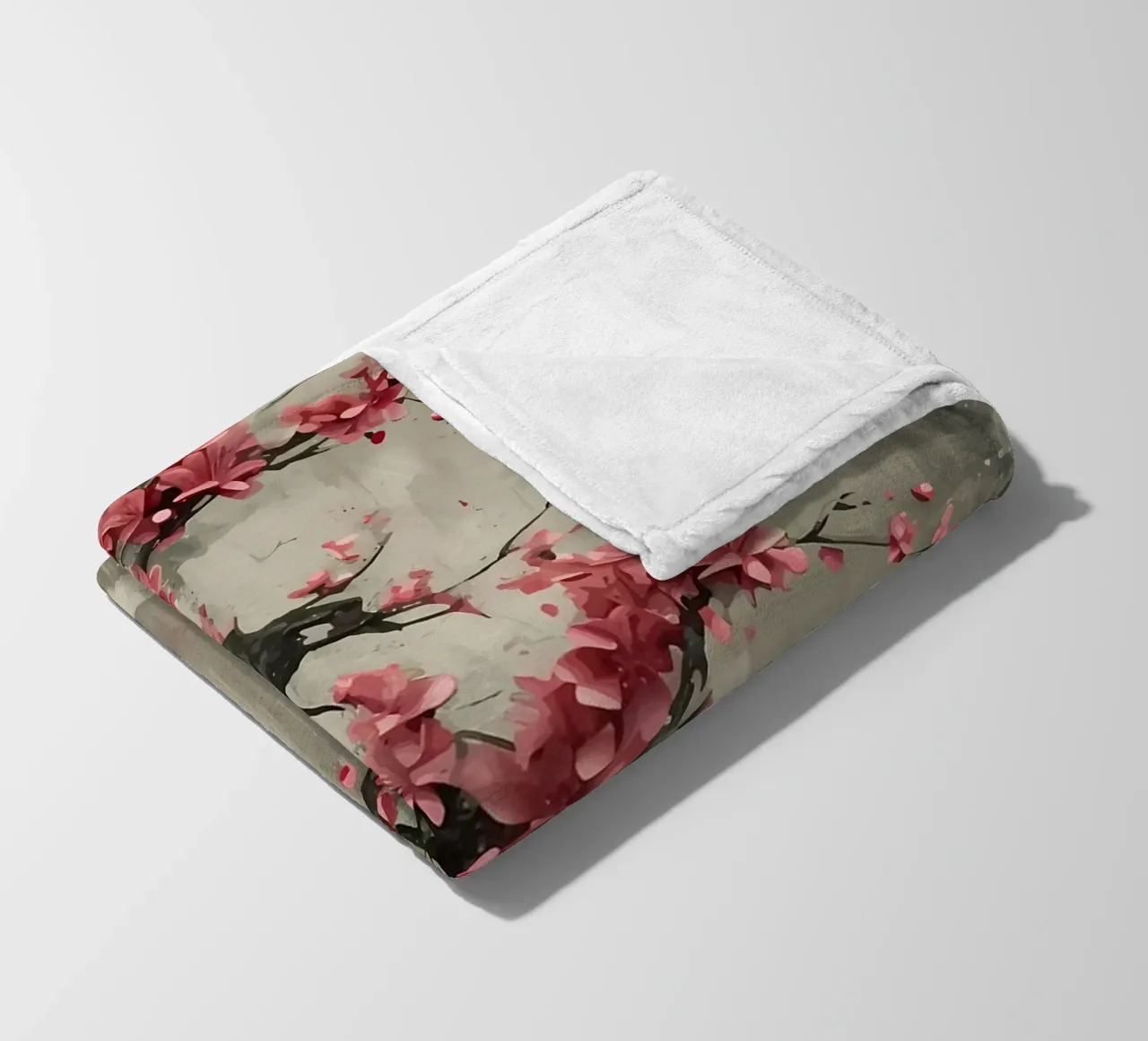 Fiori di ciliegio in Giappone coperta in pile da Rebecca Clark Wyrick