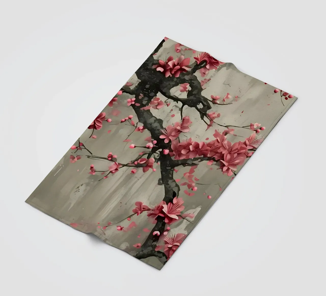 Fiori di ciliegio in Giappone coperta in pile da Rebecca Clark Wyrick