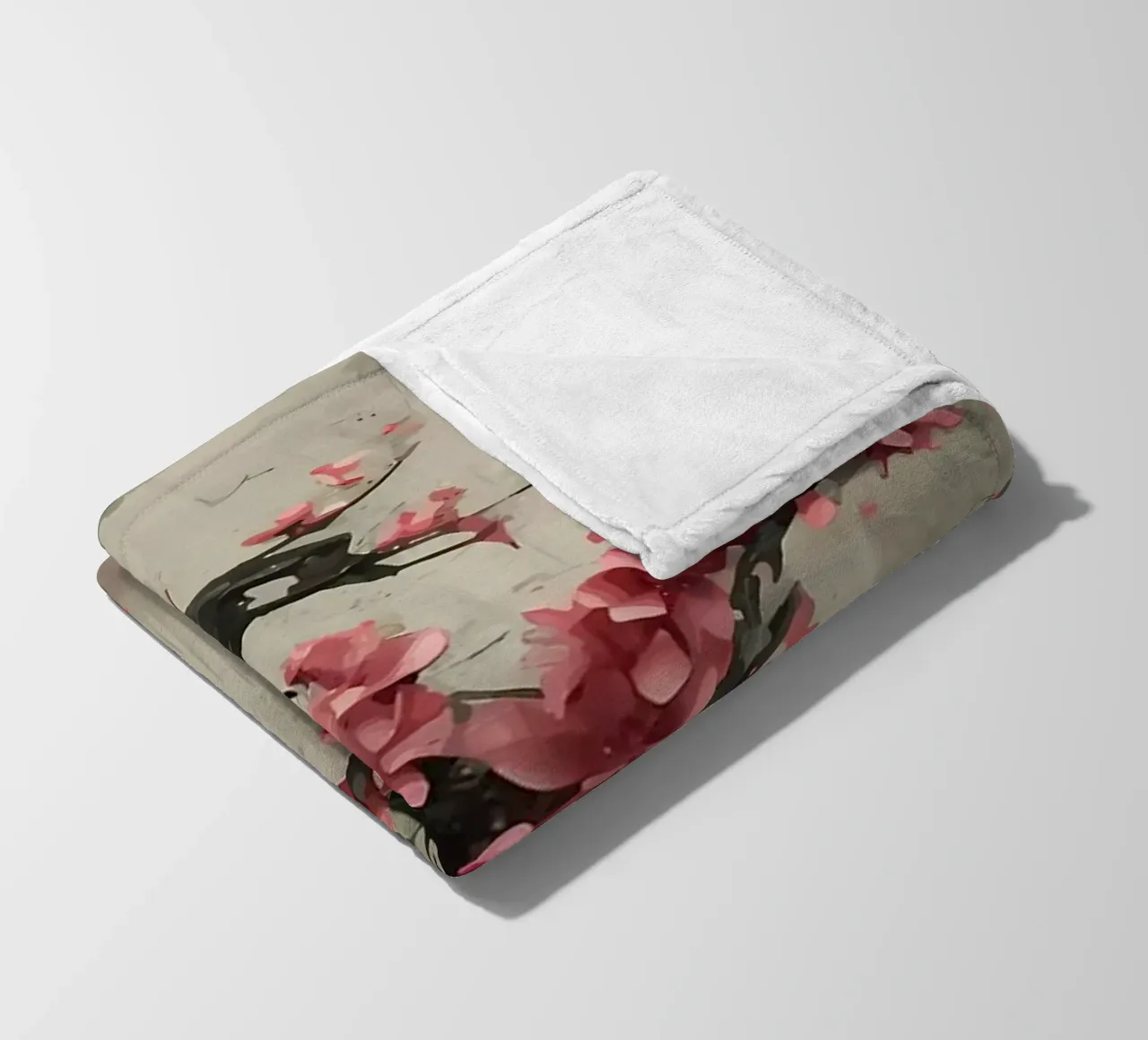 Fiori di ciliegio in Giappone coperta in pile da Rebecca Clark Wyrick