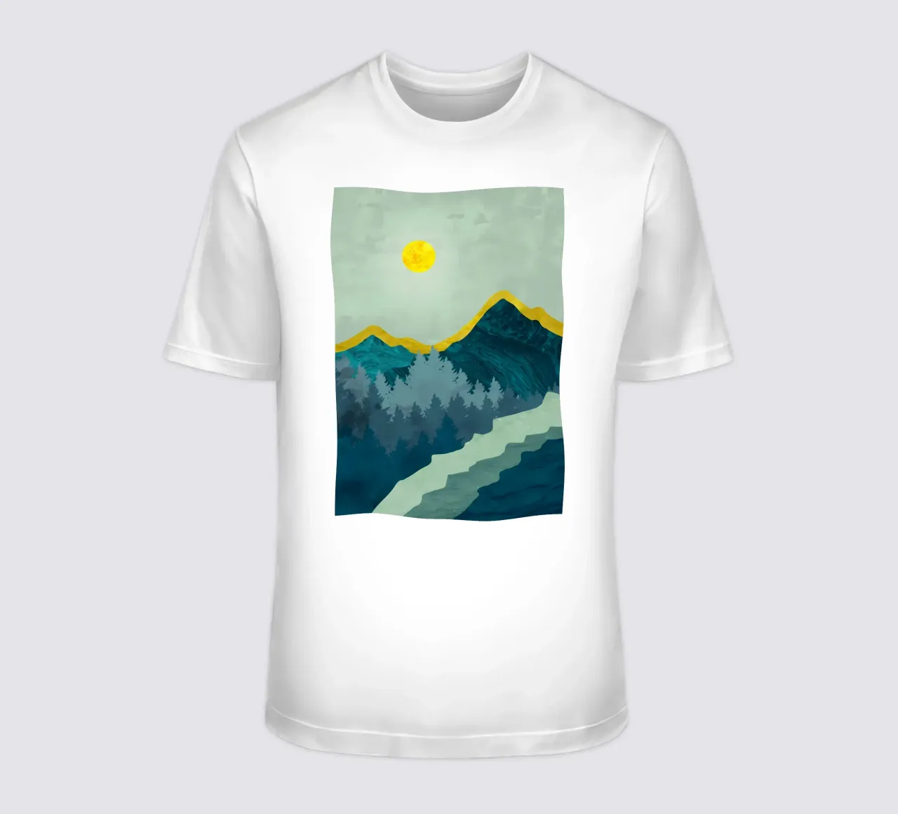 Colline glaciali t-shirt da Albert S Jacob