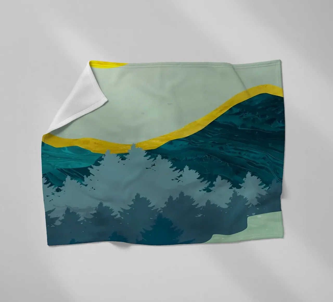Colline glaciali coperta in pile da Albert S Jacob