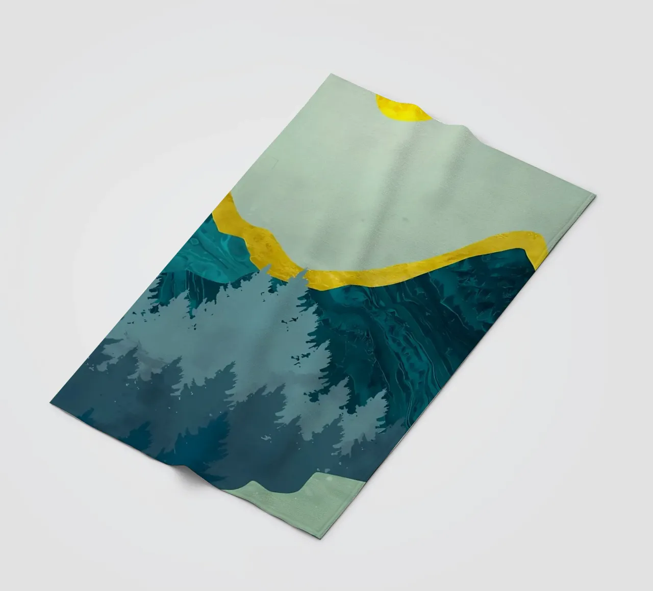 Colline glaciali coperta in pile da Albert S Jacob