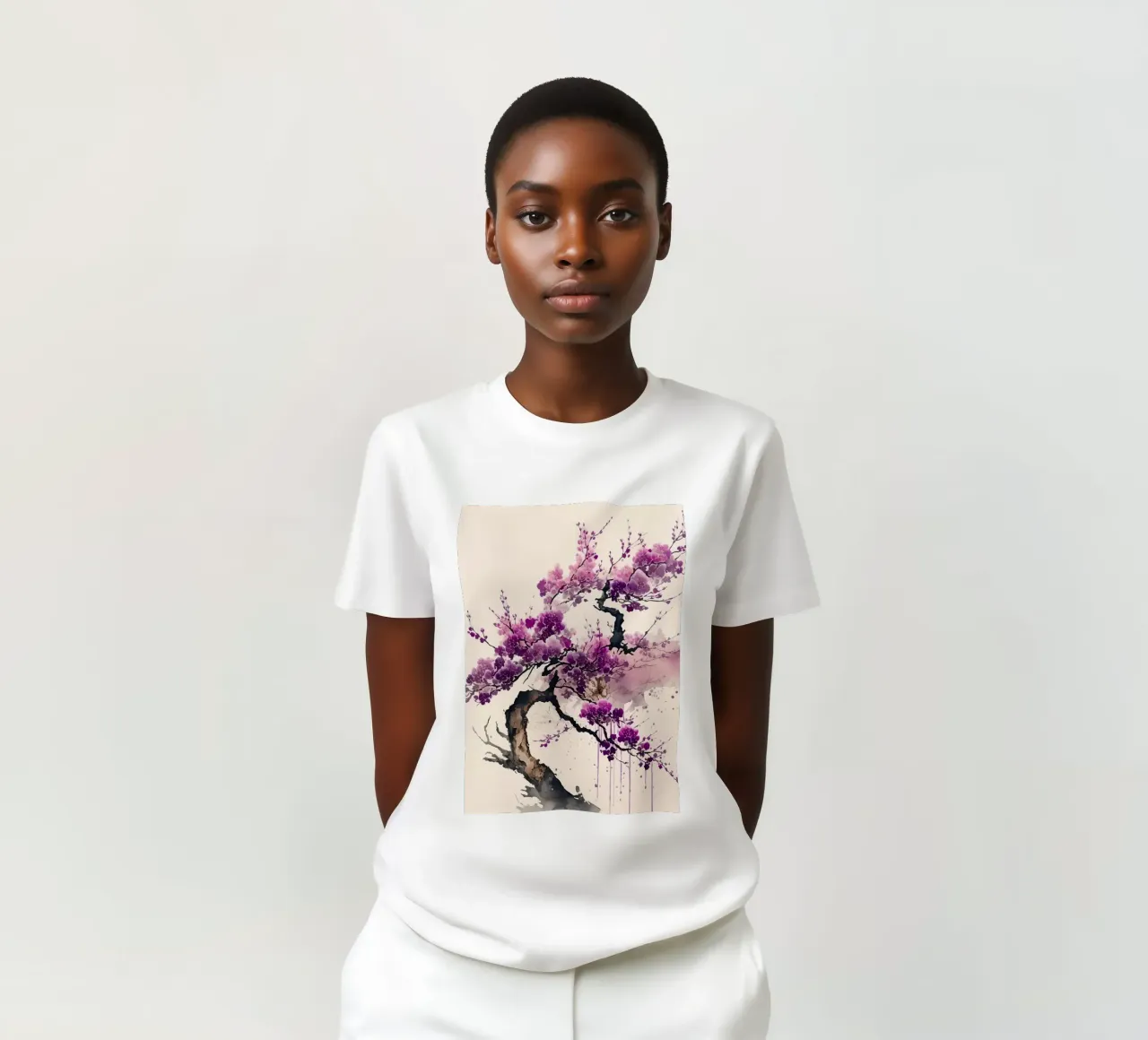 fiori di ciliegio giapponesi t-shirt da Rebecca Clark Wyrick