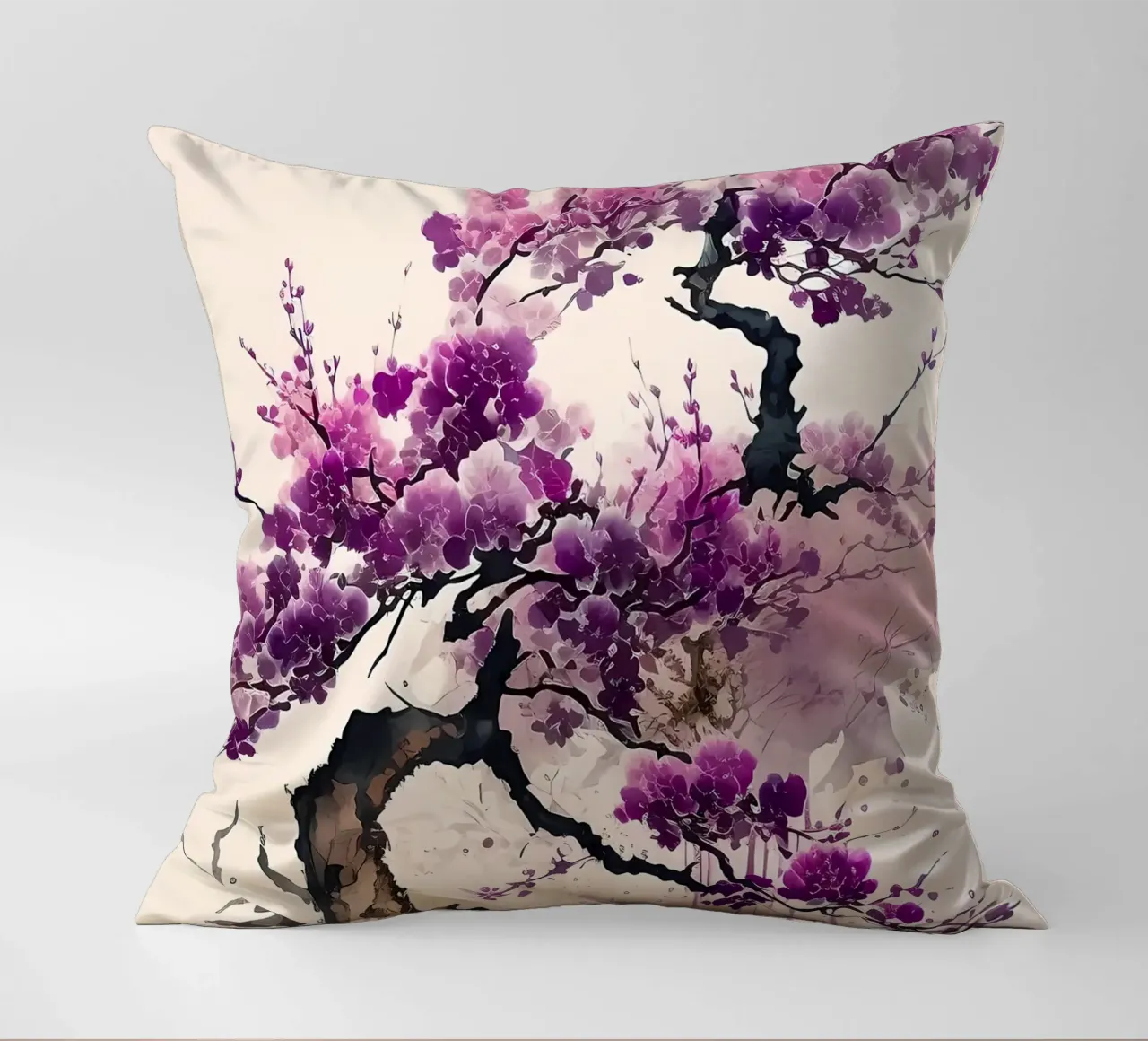 fiori di ciliegio giapponesi cuscino da Rebecca Clark Wyrick