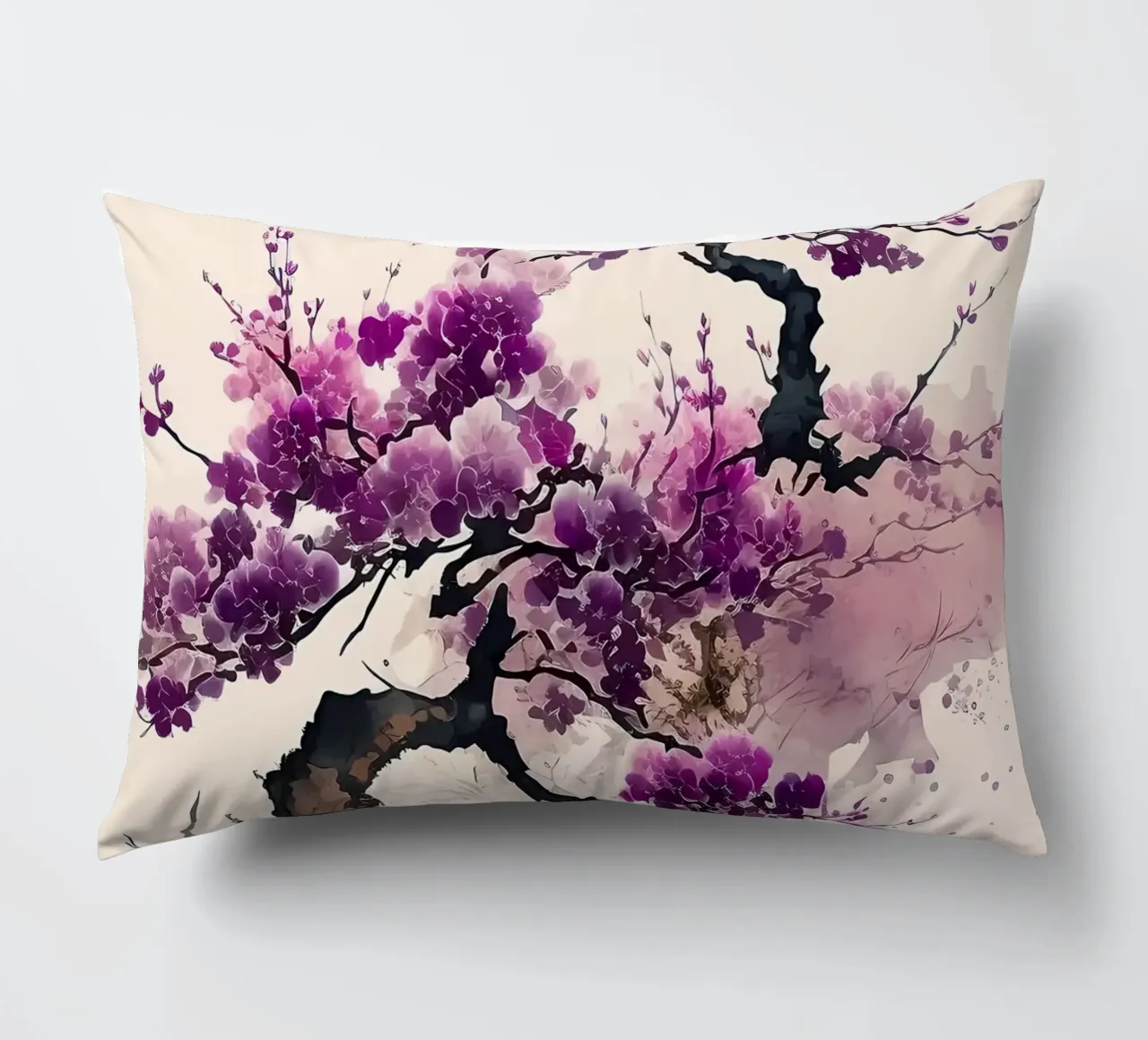 fiori di ciliegio giapponesi cuscino da Rebecca Clark Wyrick