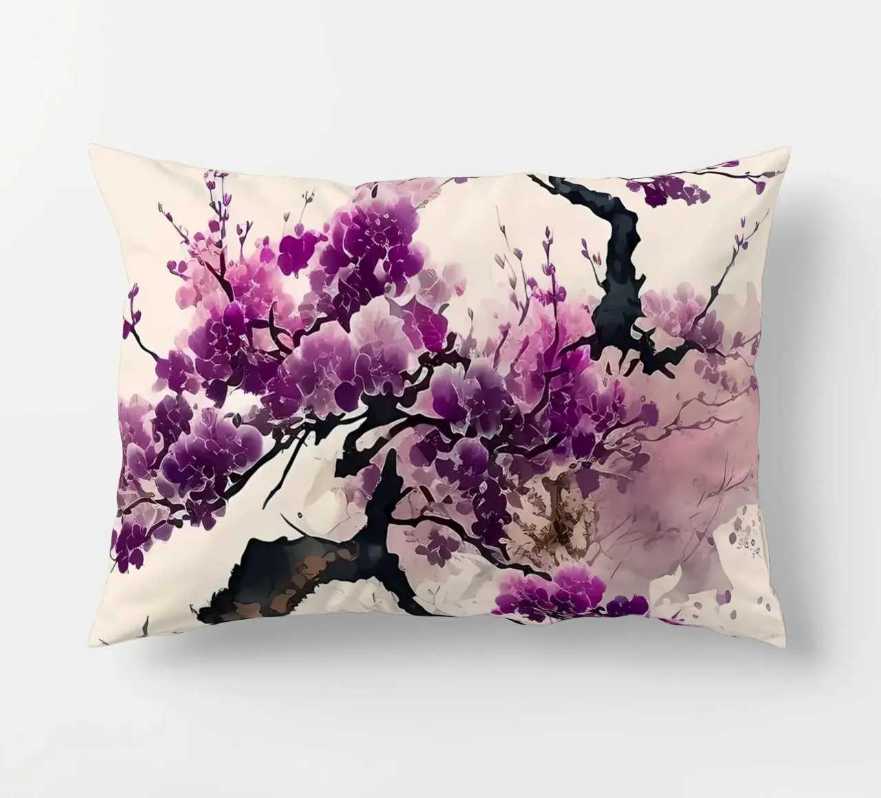 fiori di ciliegio giapponesi cuscino da Rebecca Clark Wyrick