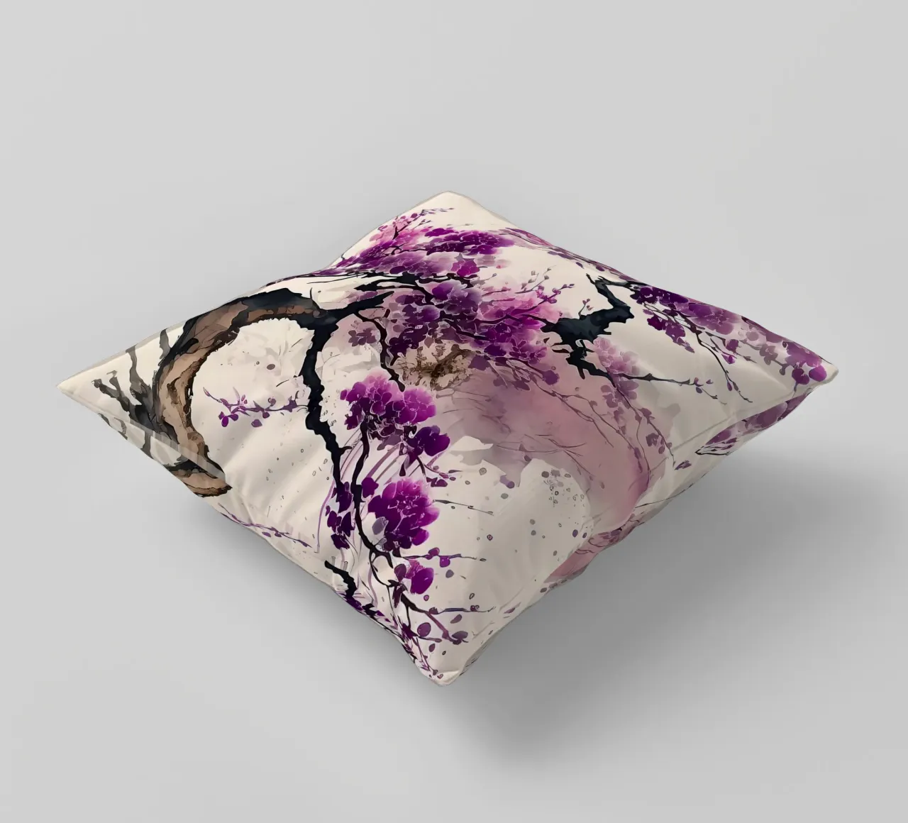 fiori di ciliegio giapponesi cuscino da Rebecca Clark Wyrick
