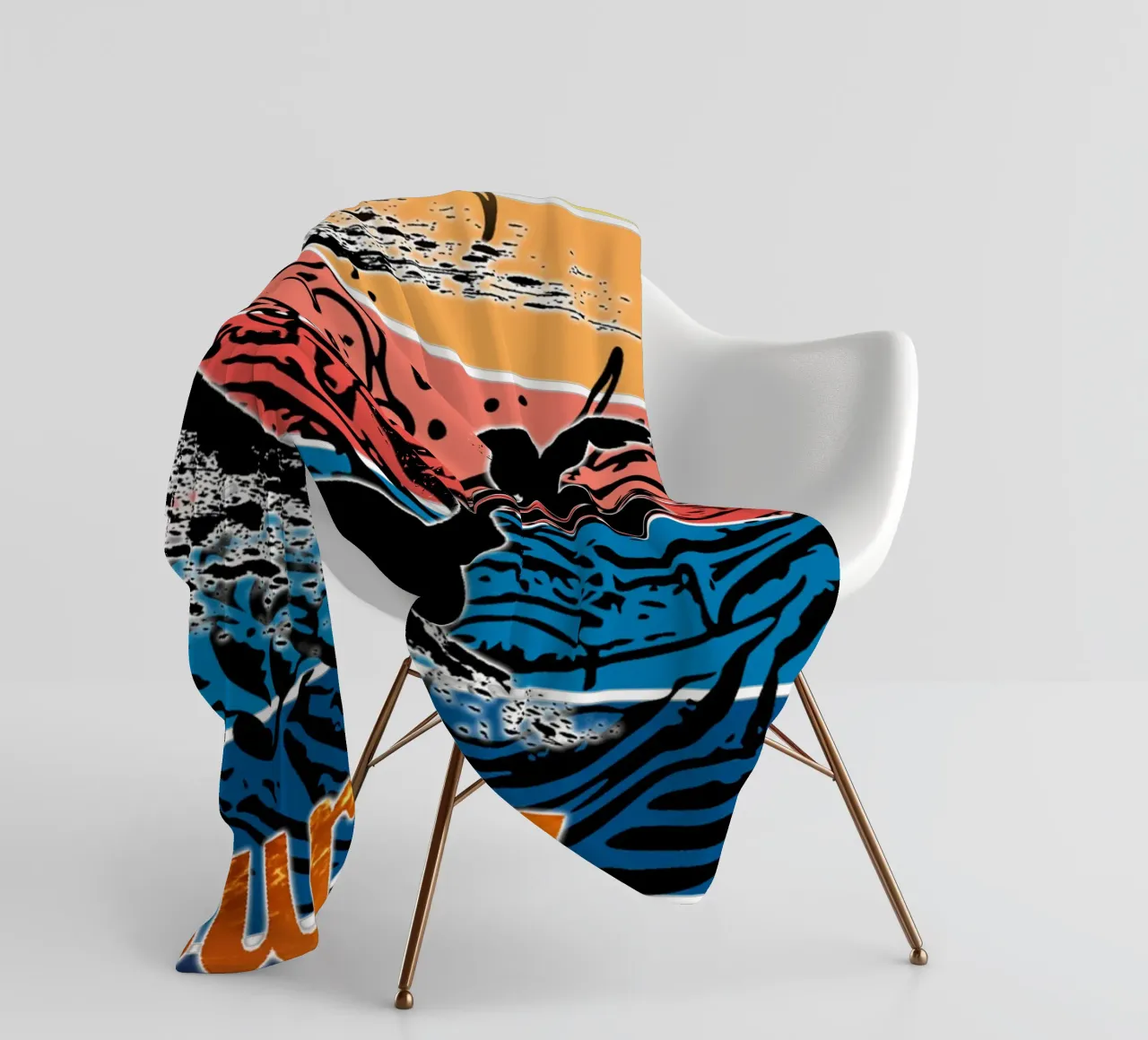 Surf Life Oval 2a - Zomerzon Vibes 9b fleecedeken van surfer28