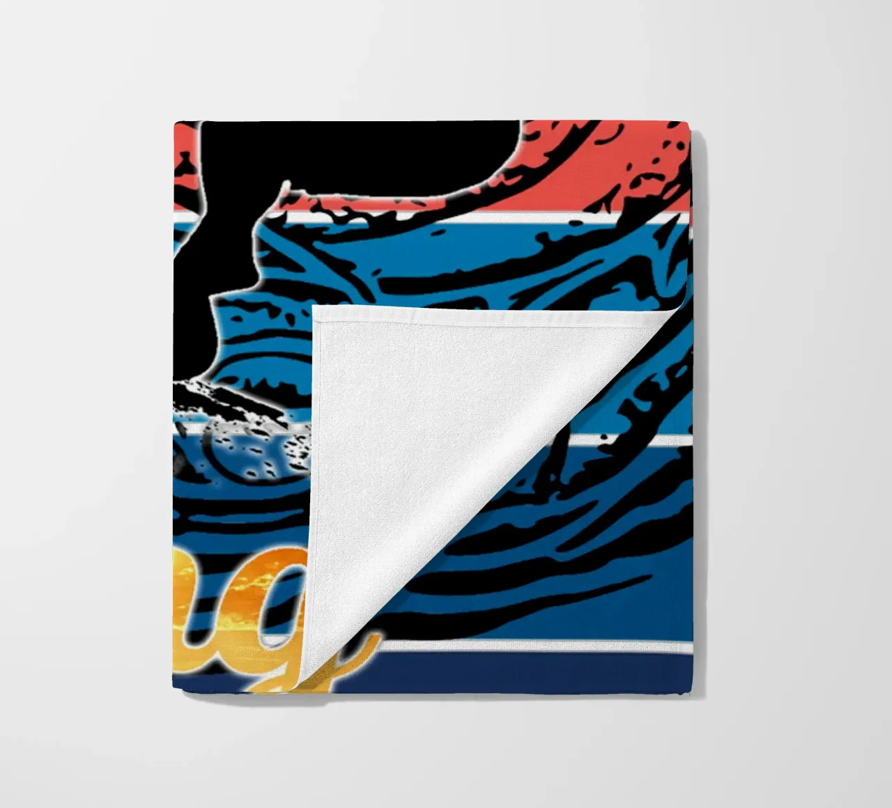 Surf Life Oval 2a - Summer Sun Vibes 9b beach towel by surfer28