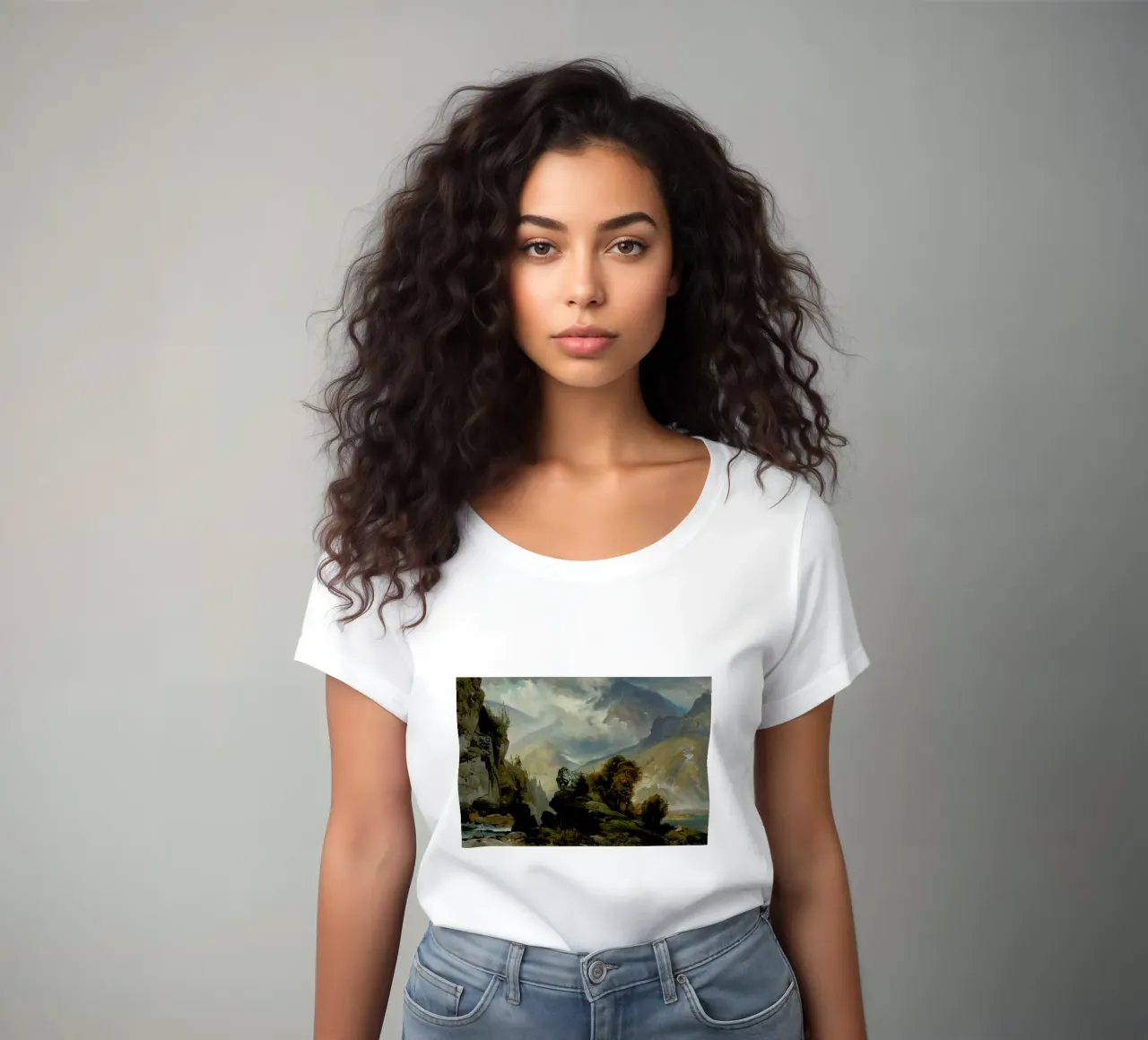 Look Out Lookout women's fitted t-shirt by Jason Brueck