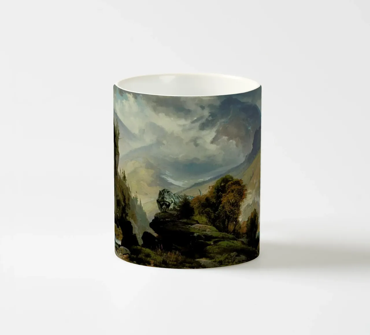 Look Out Lookout tazza in ceramica da Jason Brueck