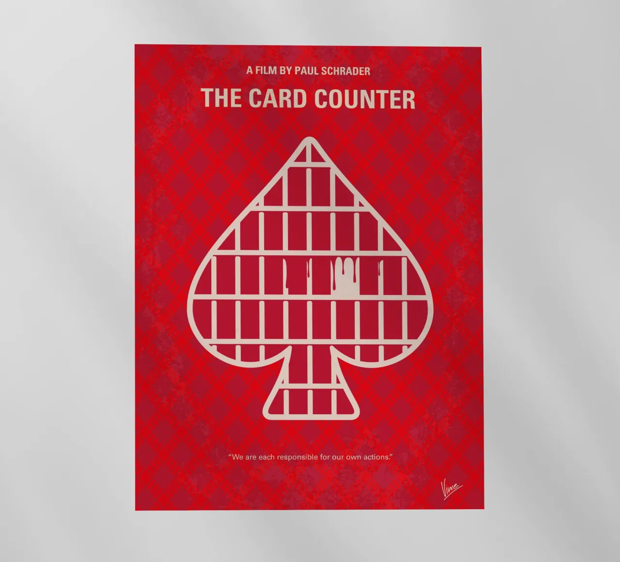 No1480 The Card Counter pellicola backlit da Chungkong