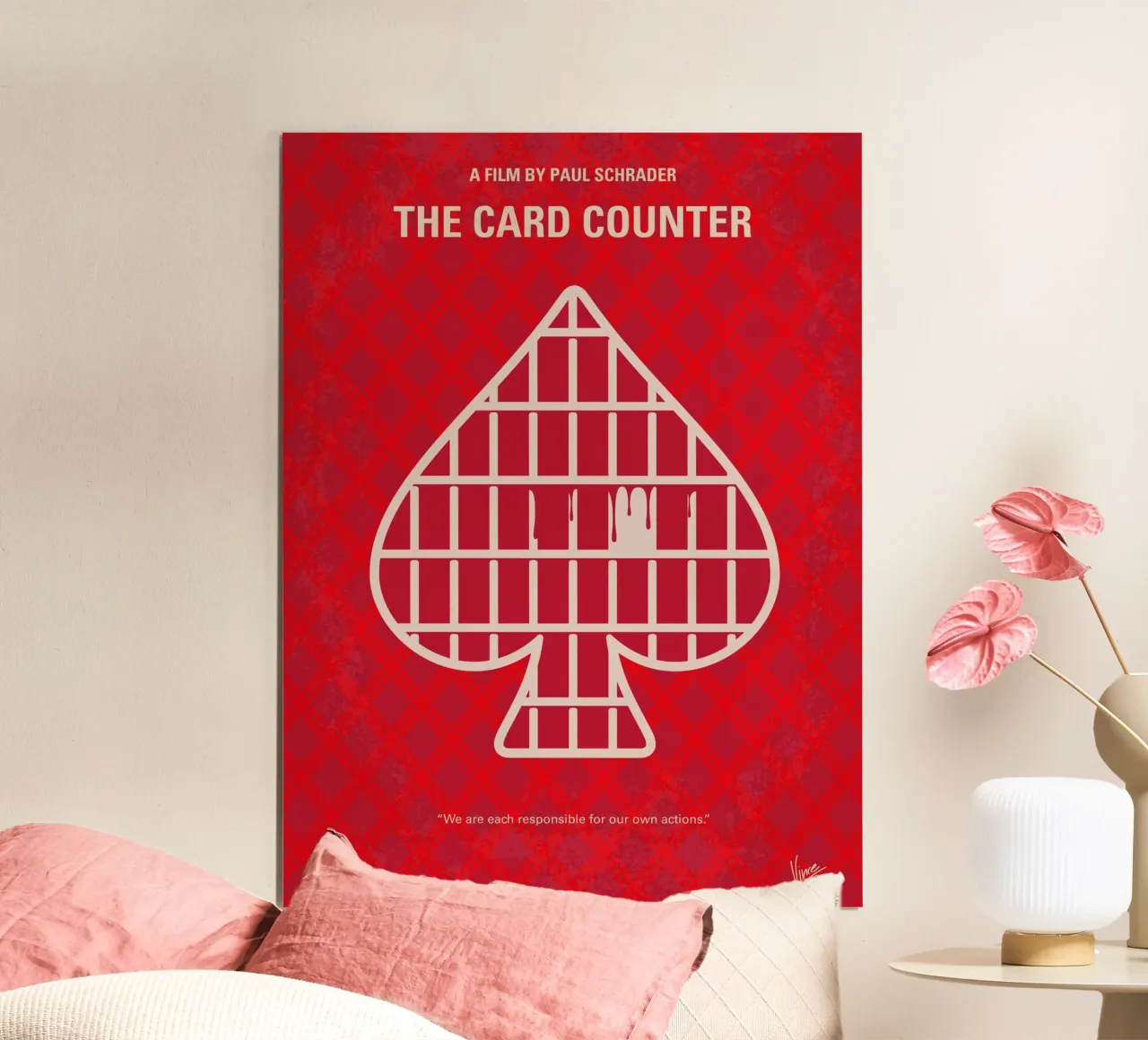 No1480 The Card Counter poster con telaio in plastica da Chungkong