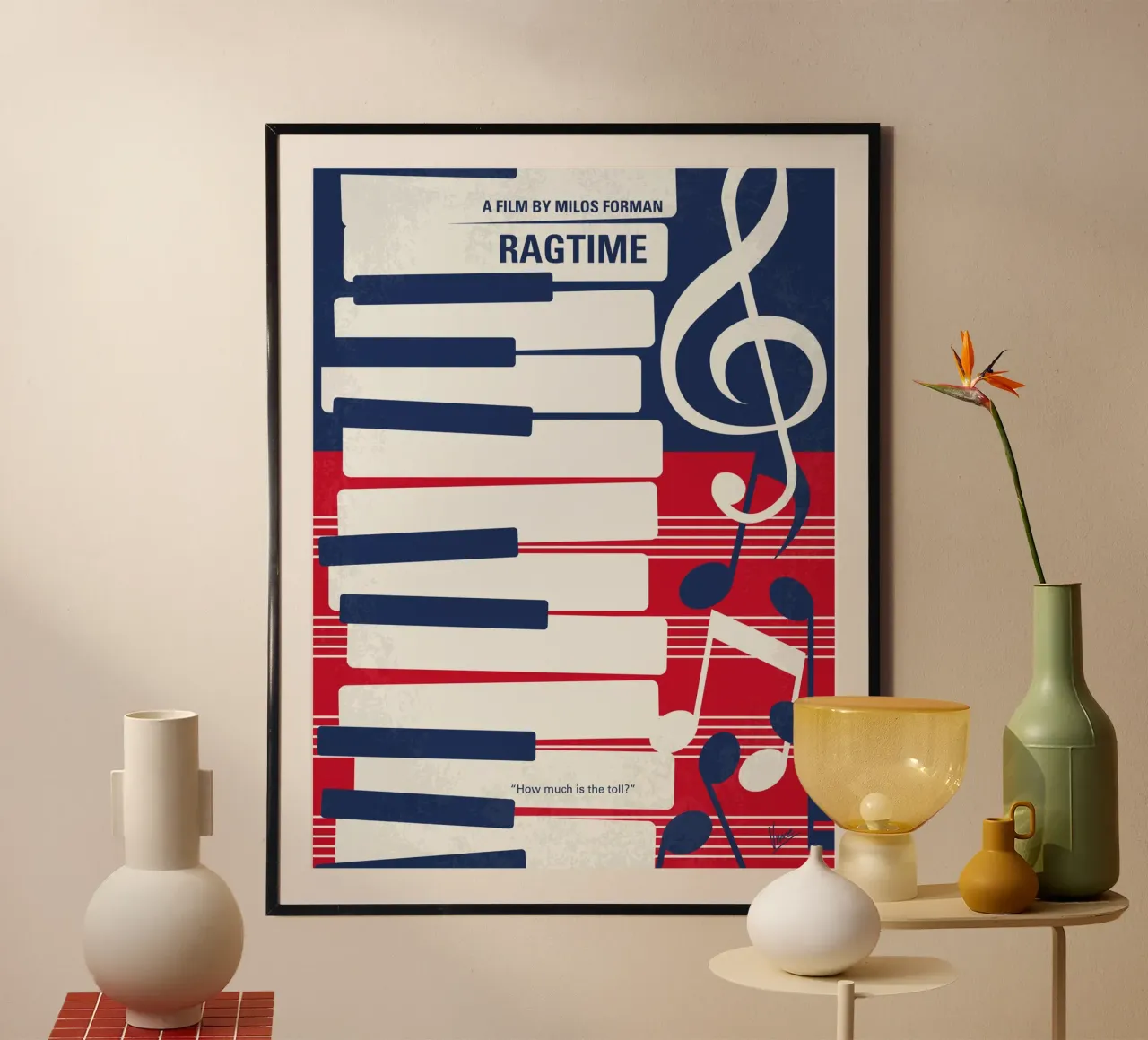 No1484 Ragtime poster con telaio in plastica da Chungkong