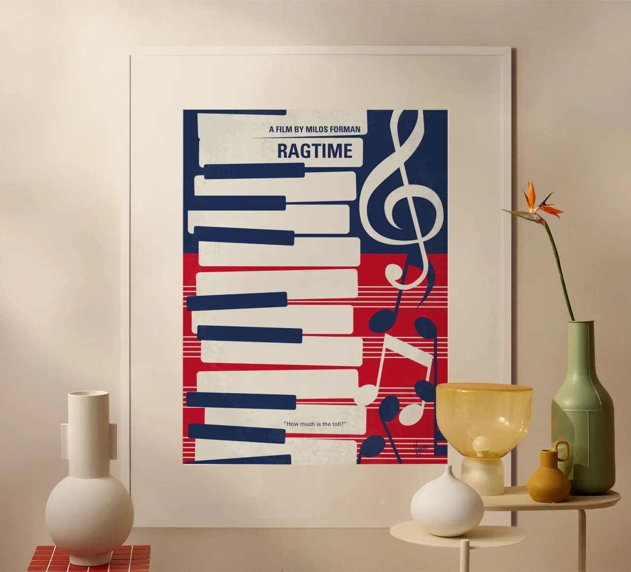 No1484 Ragtime poster con telaio in plastica da Chungkong