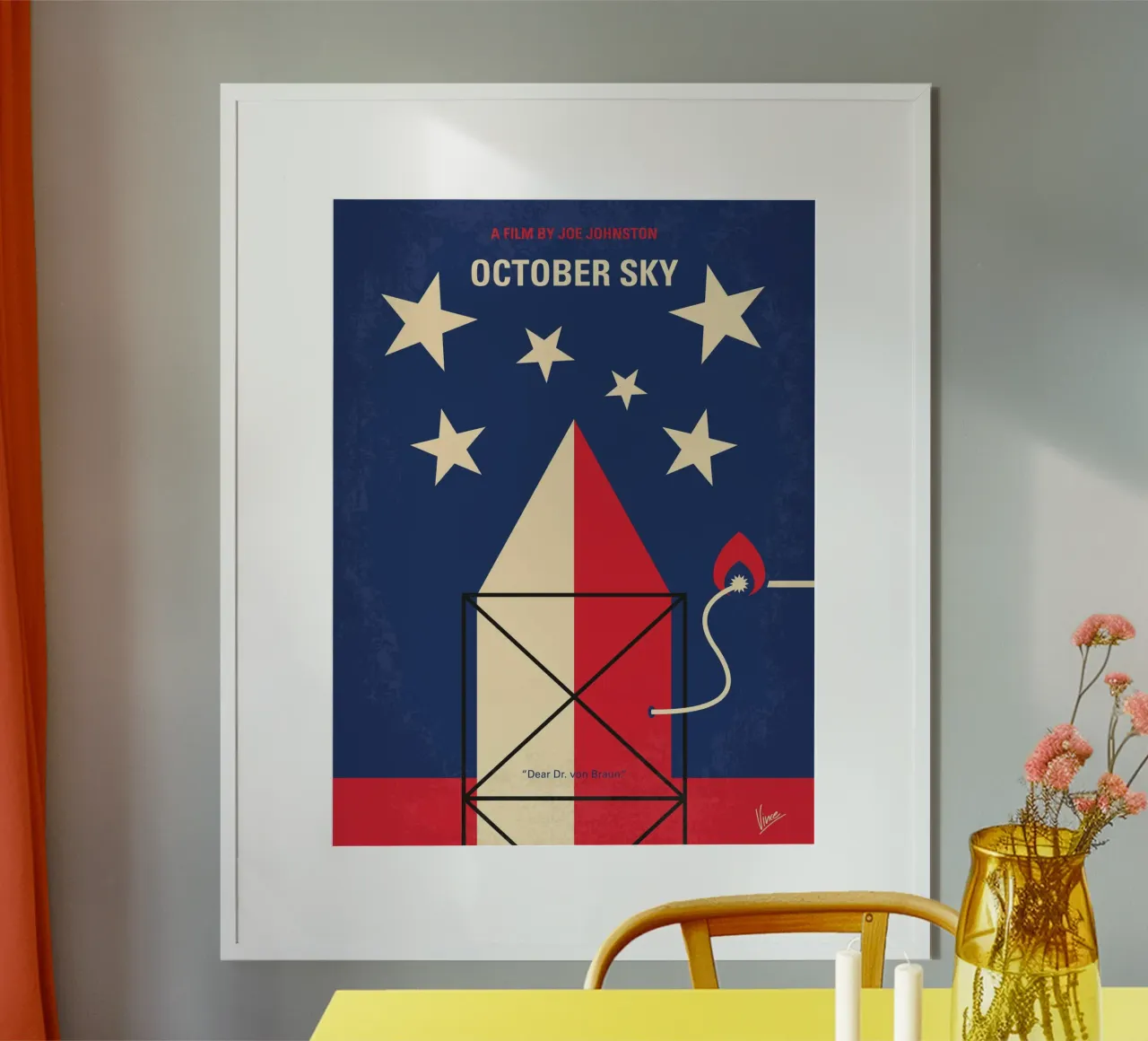 No1488 October Sky poster con telaio in plastica da Chungkong