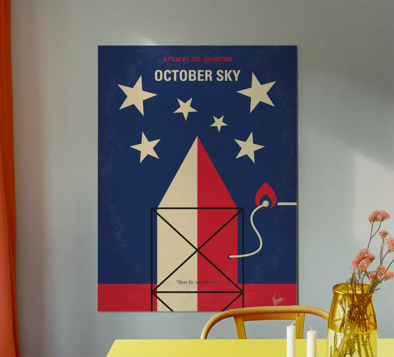 No1488 October Sky poster con telaio in plastica da Chungkong