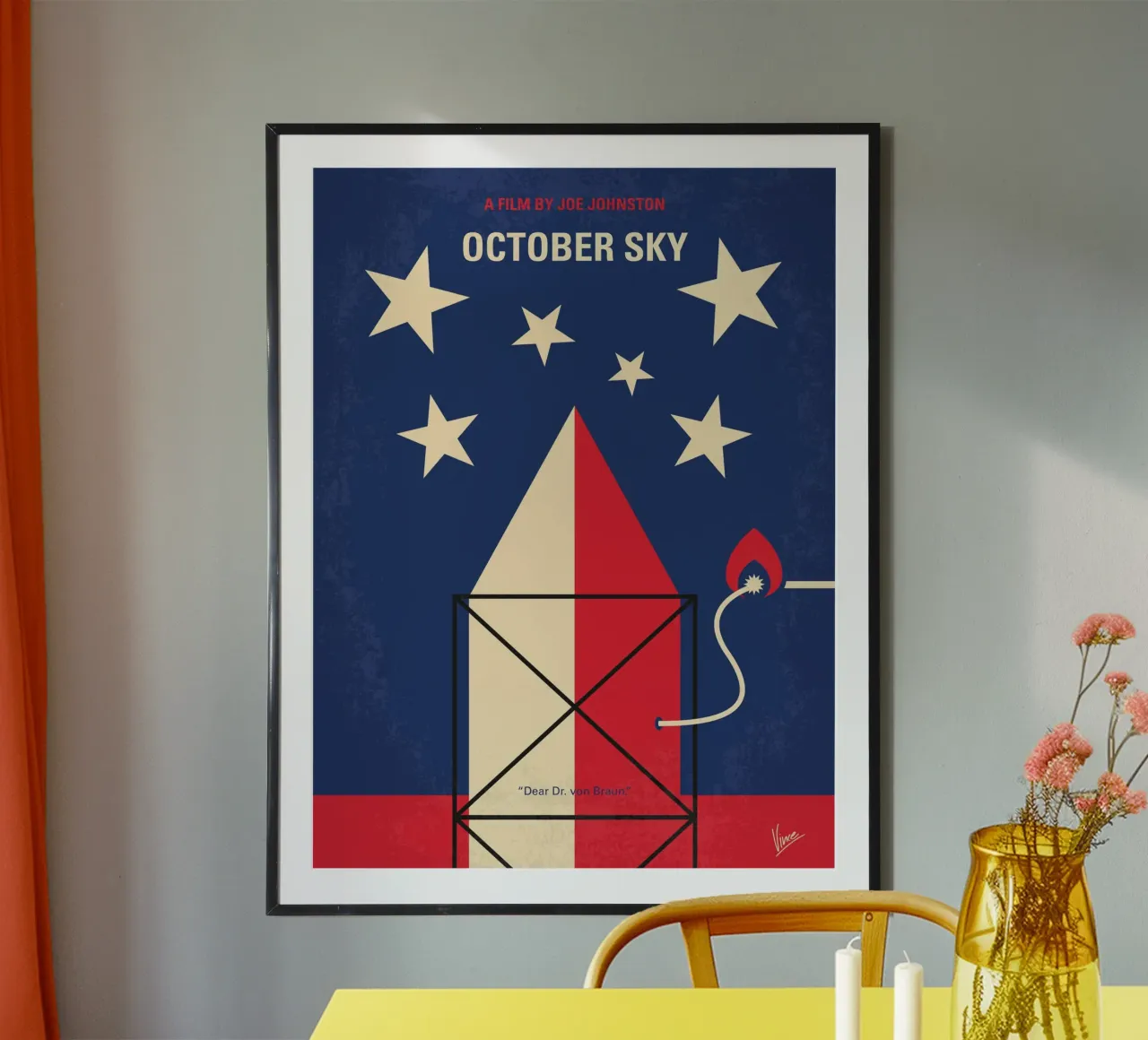 No1488 October Sky poster con telaio in plastica da Chungkong