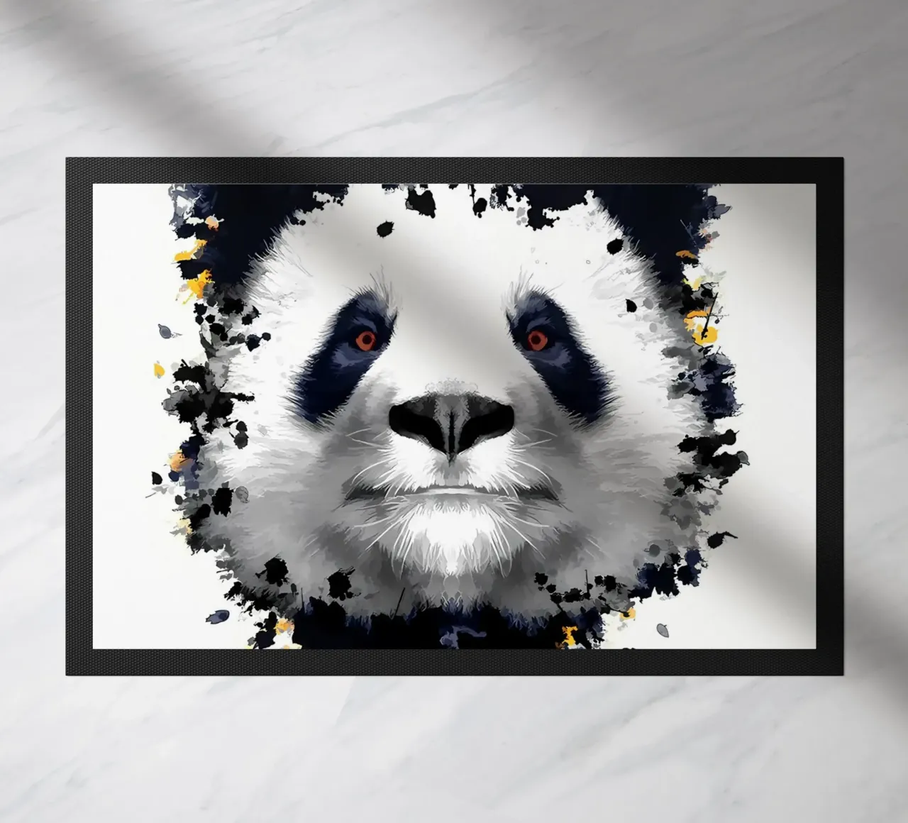 Panda Bear doormat by James M Coyle