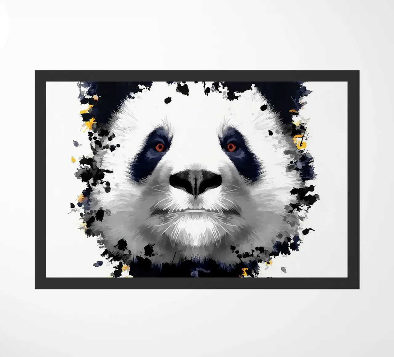 Panda Bear doormat by James M Coyle