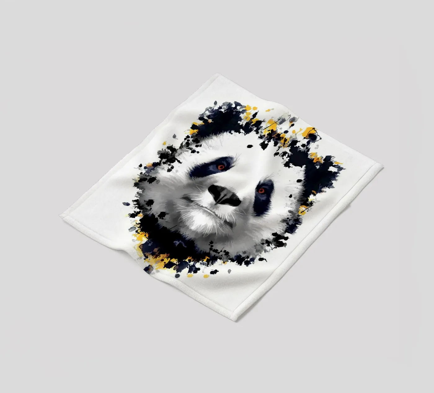 Panda Bear fleece blanket by James M Coyle