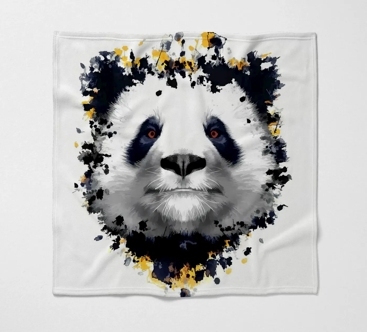Panda Bear fleece blanket by James M Coyle