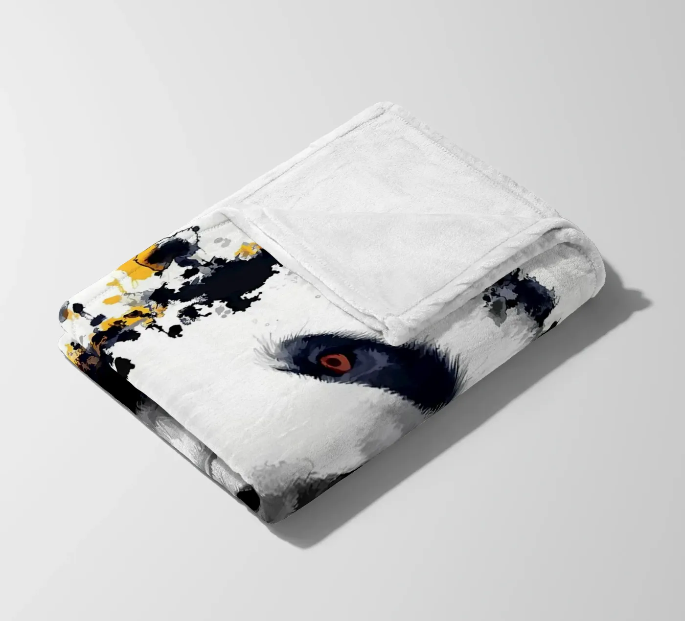 Panda Bear fleece blanket by James M Coyle