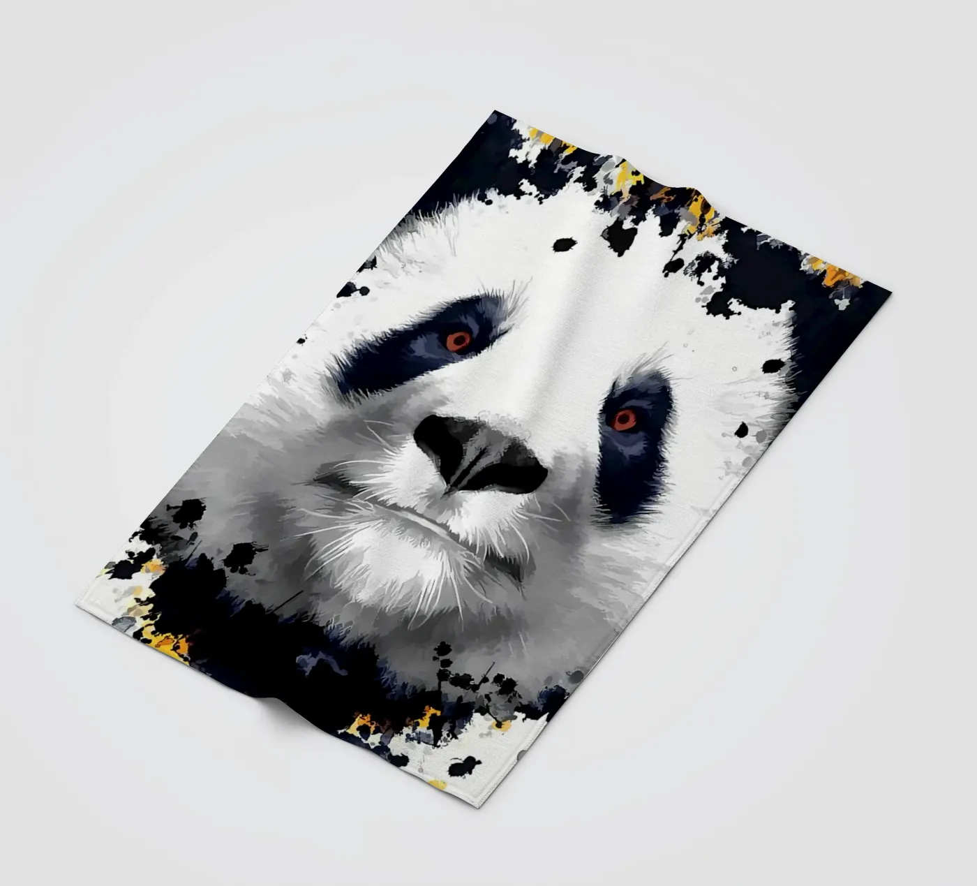 Panda Bear fleece blanket by James M Coyle