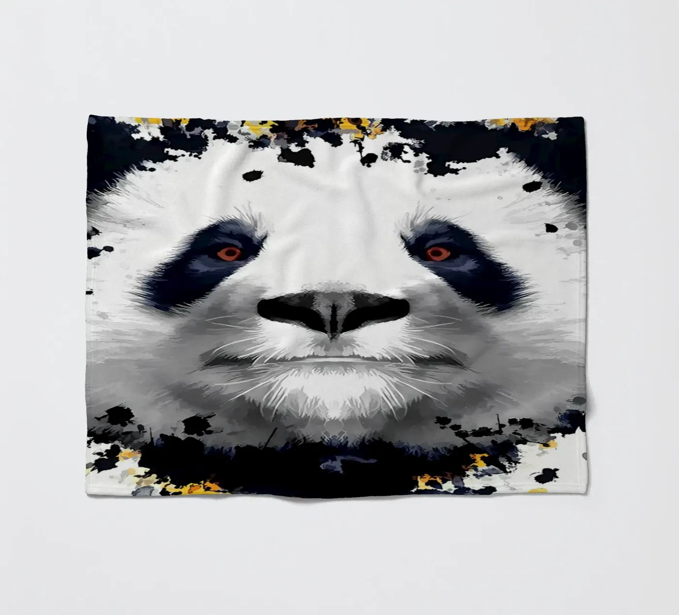 Panda Bear fleece blanket by James M Coyle
