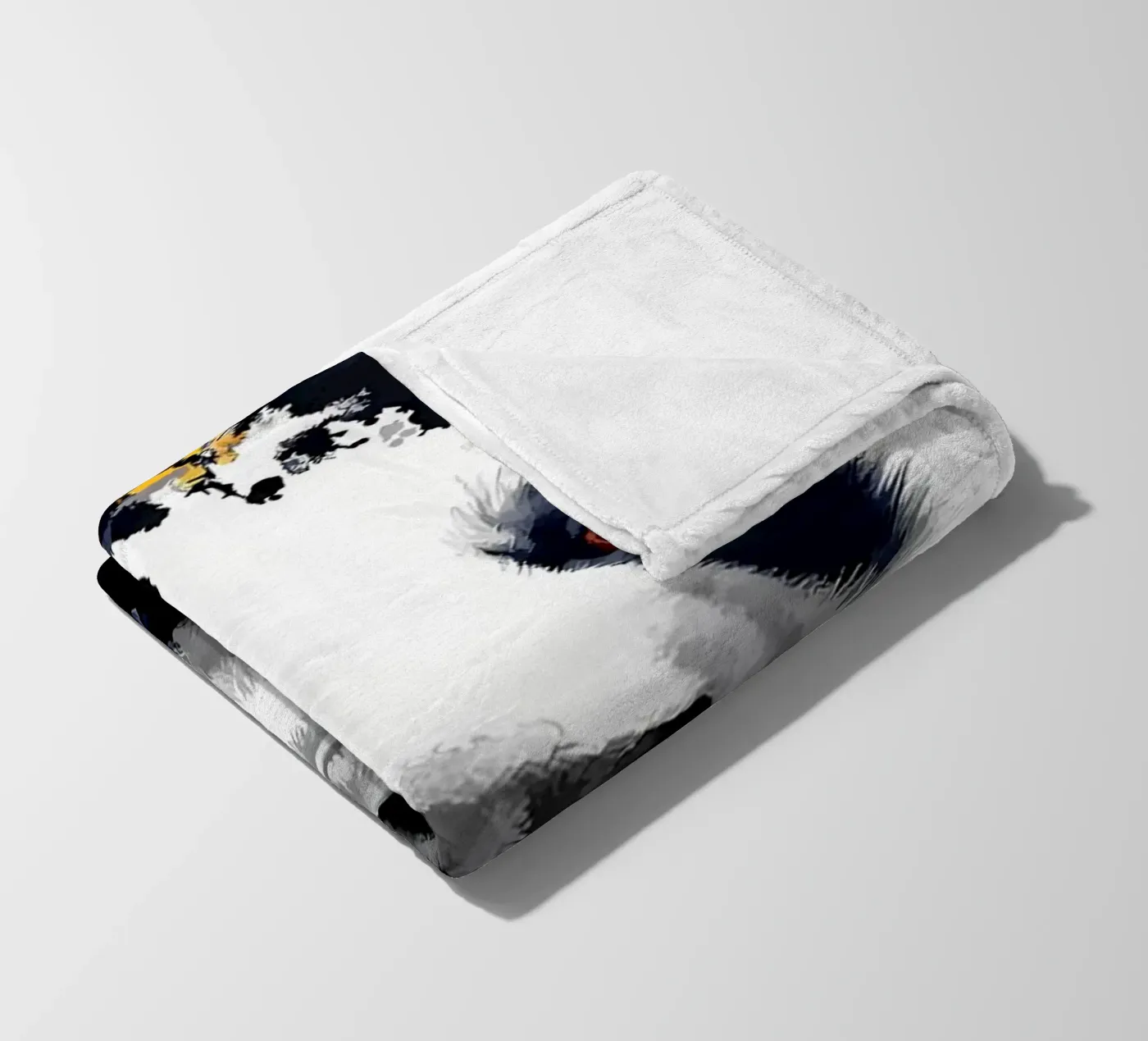 Panda Bear fleece blanket by James M Coyle