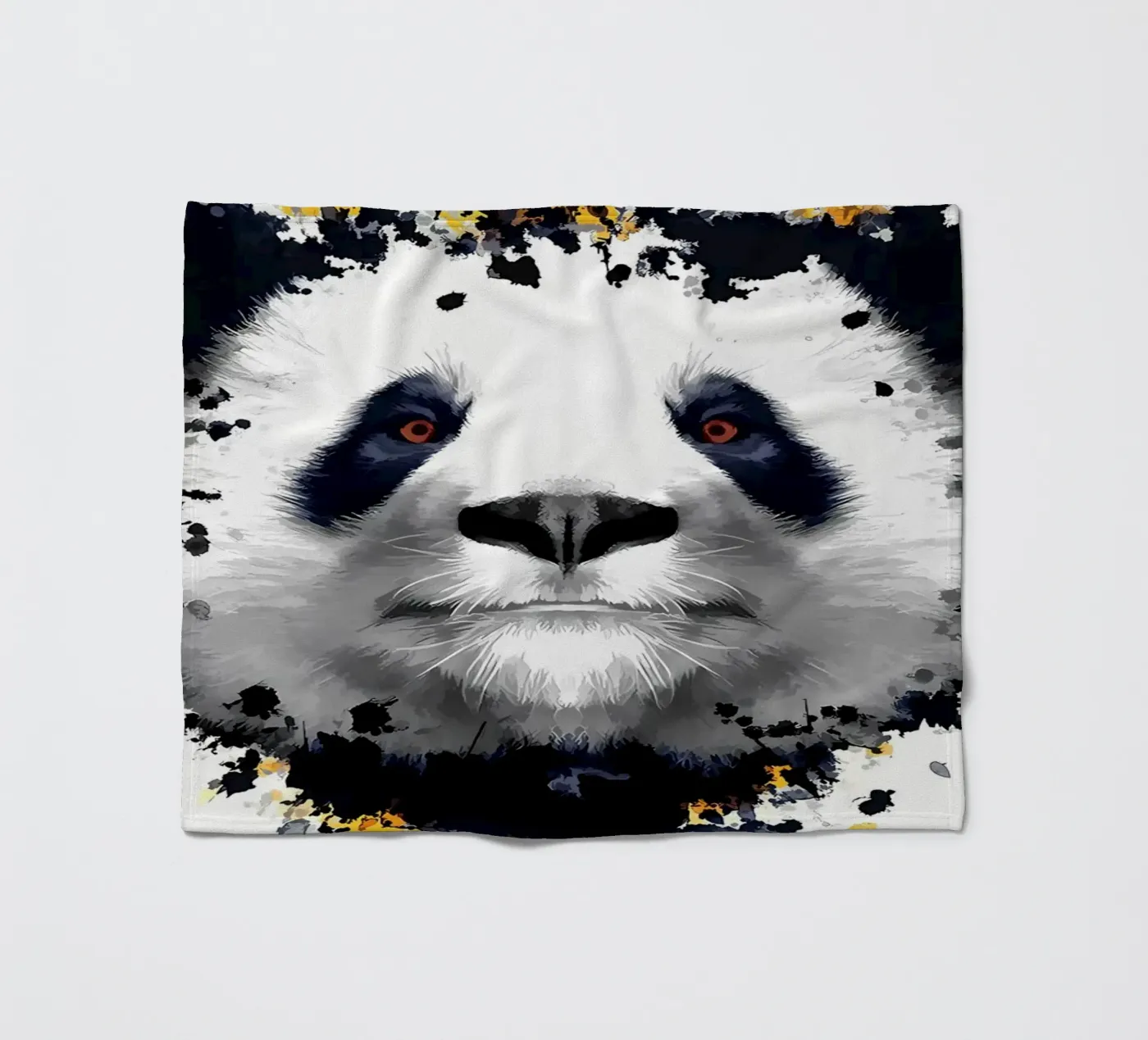 Panda Bear fleece blanket by James M Coyle