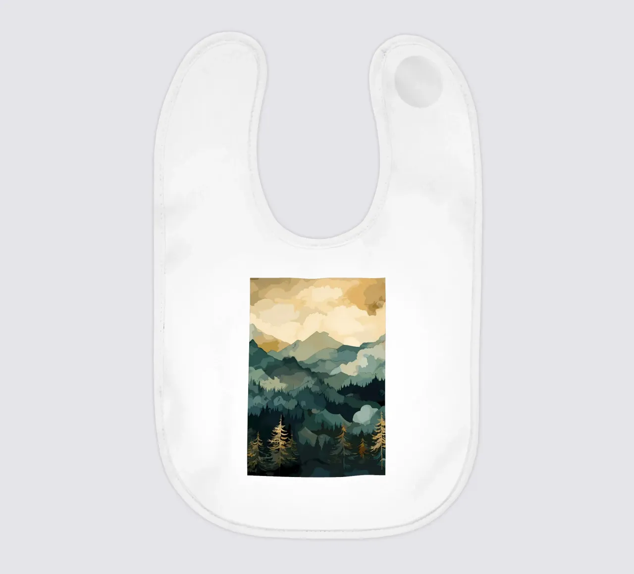 Winter Tale baby bib by Albert S Jacob