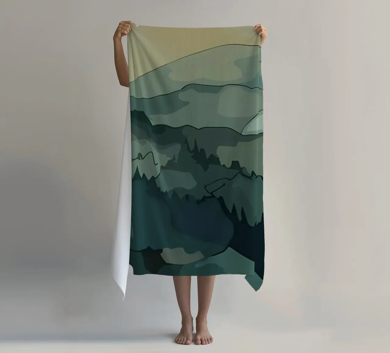 Racconto d'inverno telo mare da Albert S Jacob