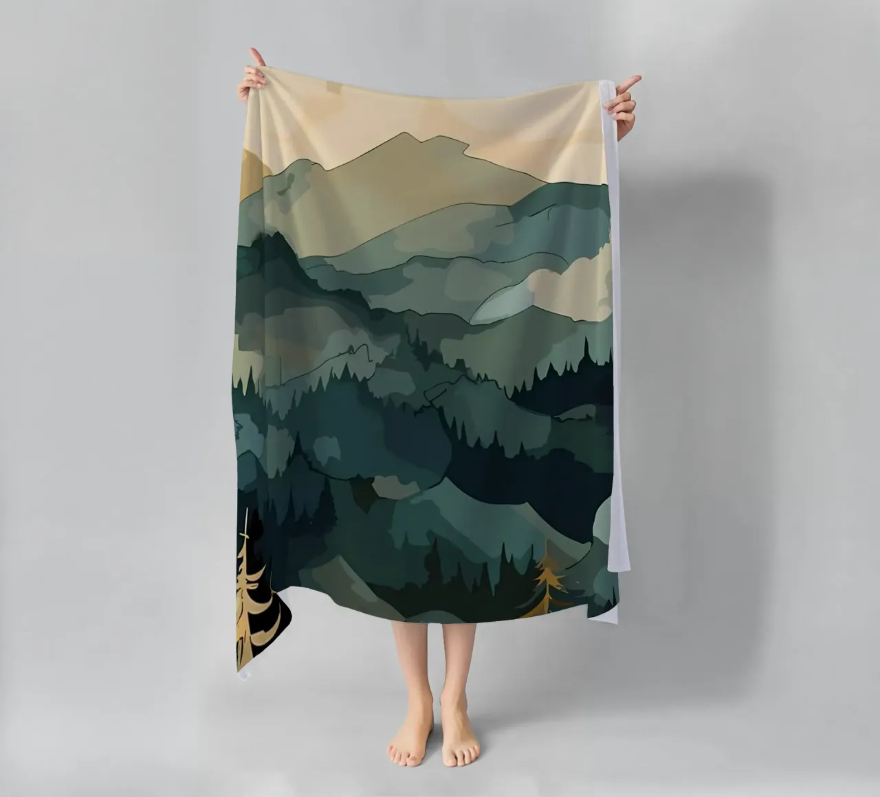 Racconto d'inverno telo mare da Albert S Jacob