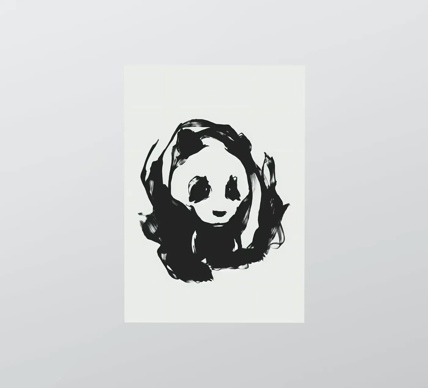 Panda sticker by James M Coyle