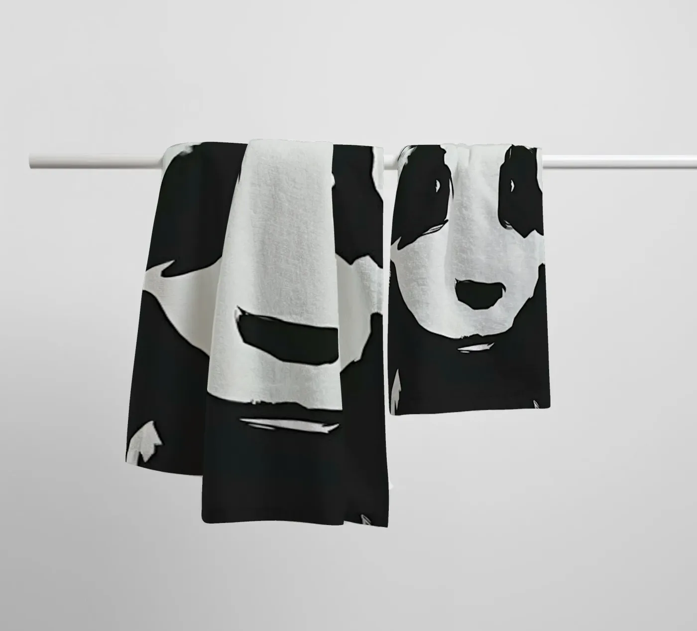 Panda badhanddoek van James M Coyle