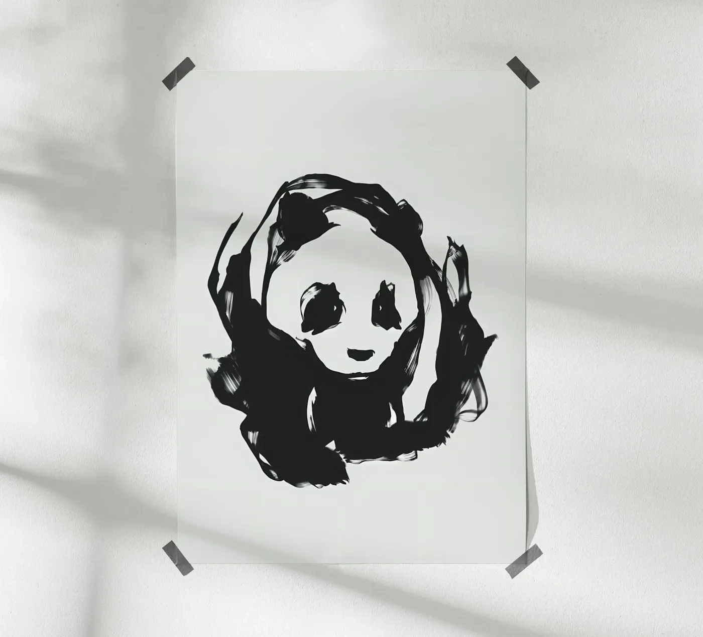 Panda Poster von James M Coyle