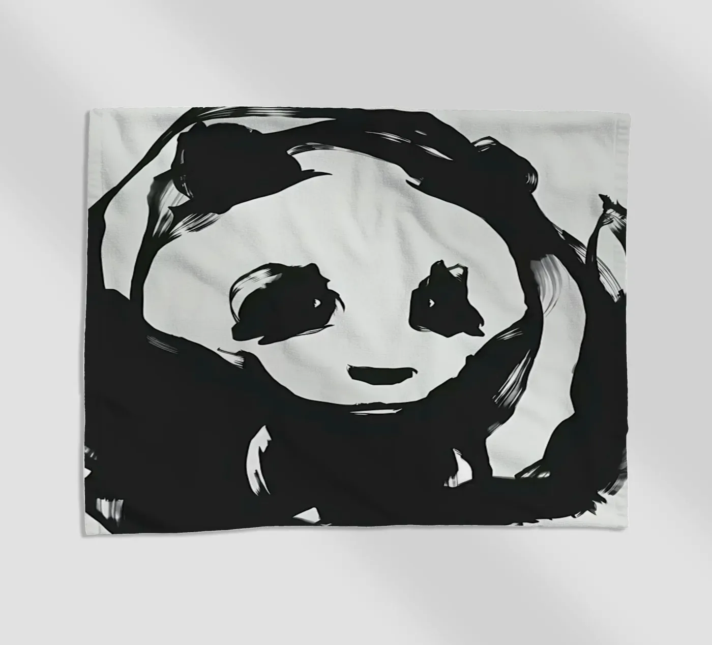 Panda beach towel by James M Coyle