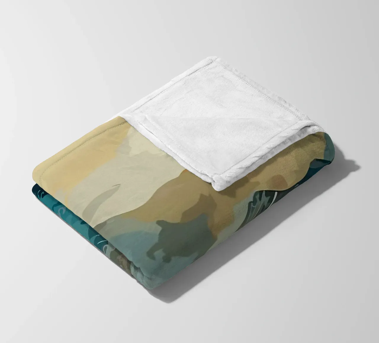 Mountainous Forest fleece blanket by Albert S Jacob