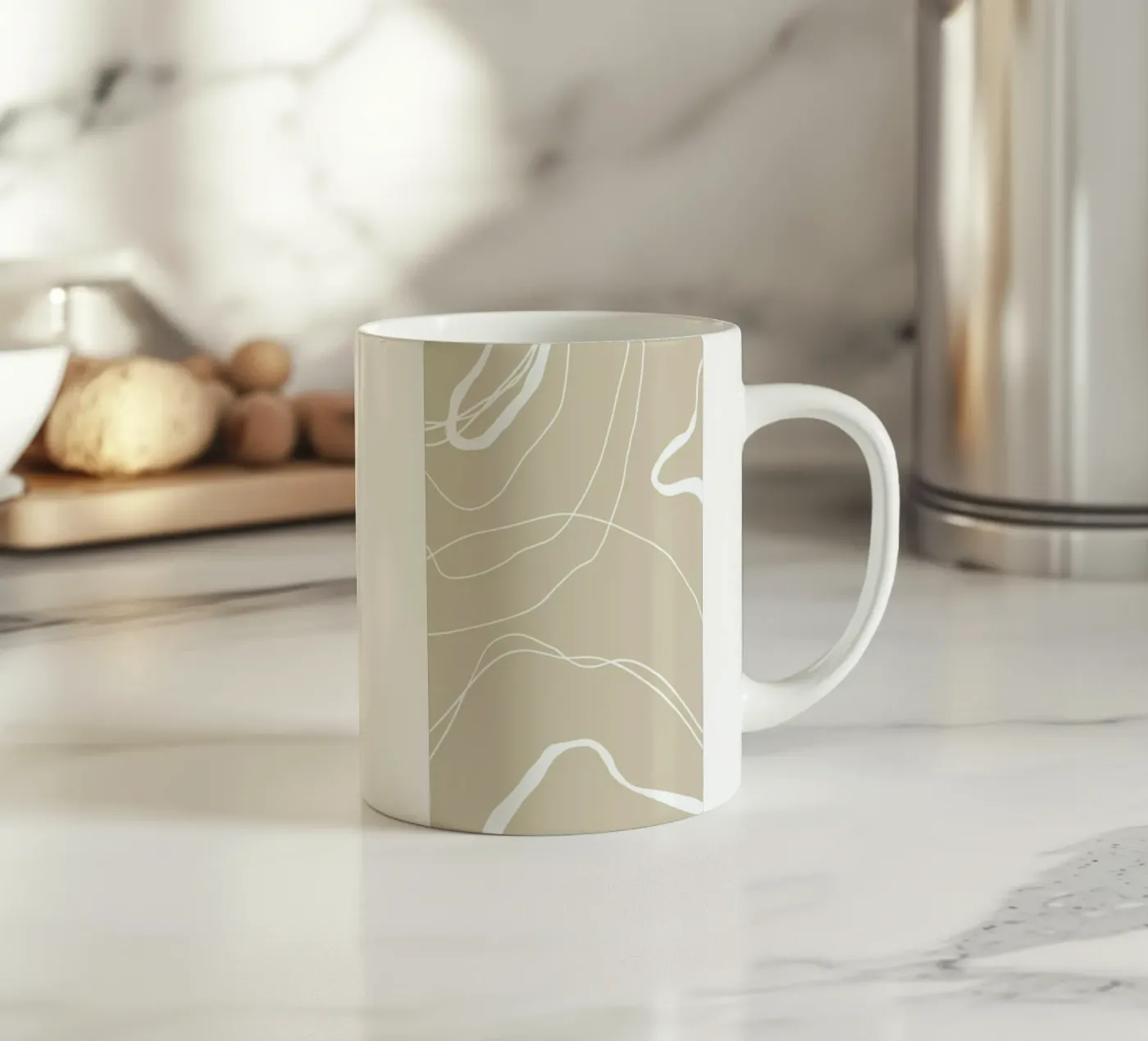 Ghost ceramic mug by Pure