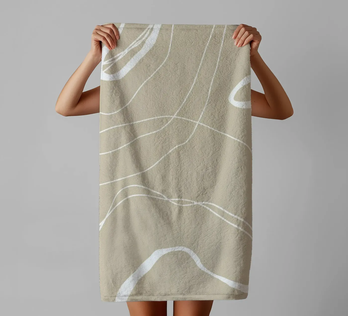 Ghost badhanddoek van Pure