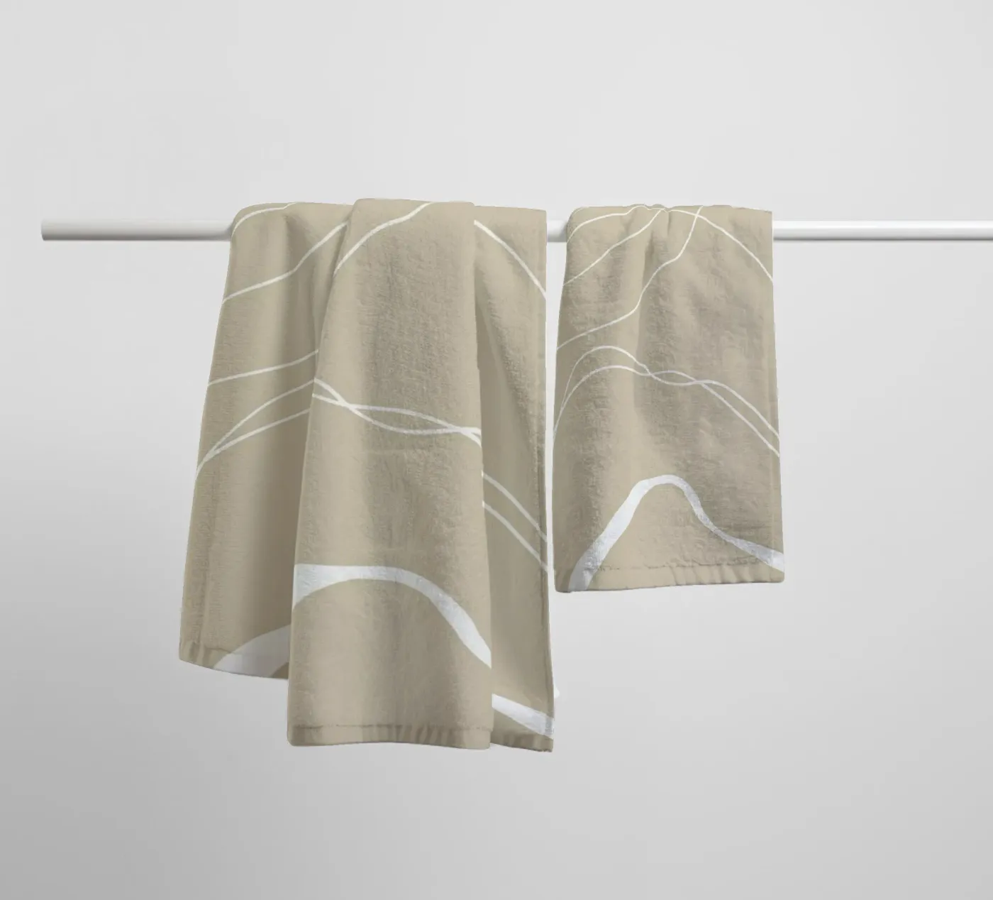 Ghost badhanddoek van Pure