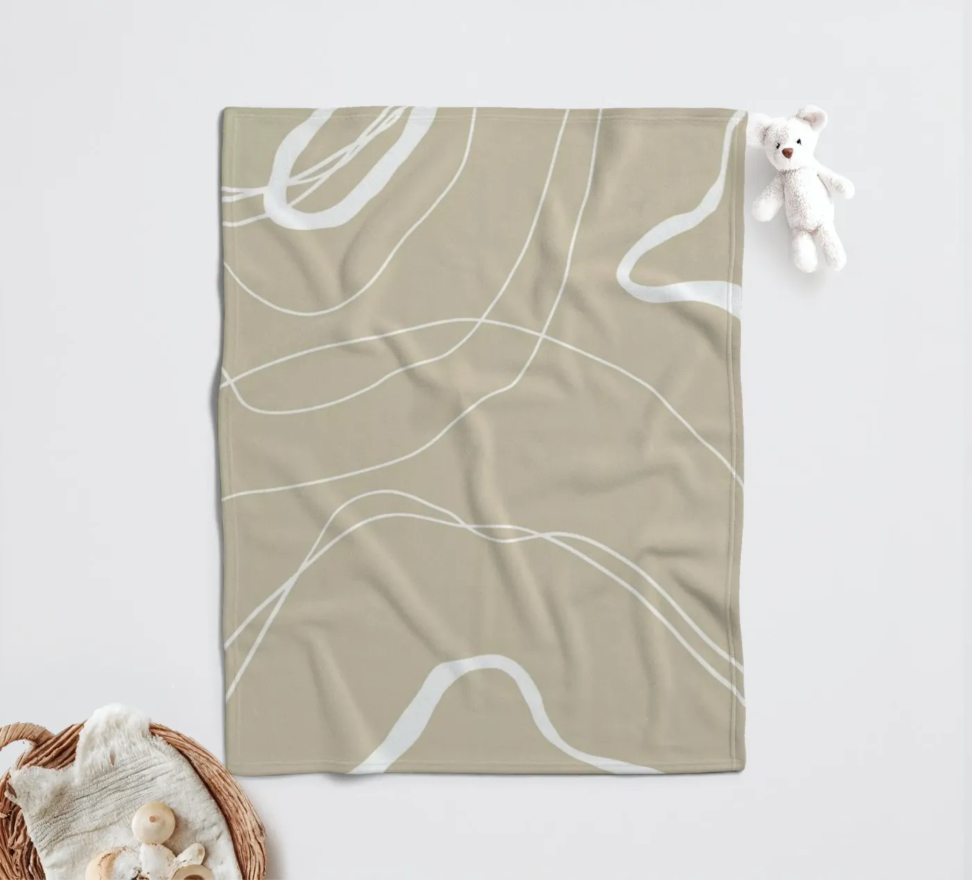 Ghost fleece blanket by Pure