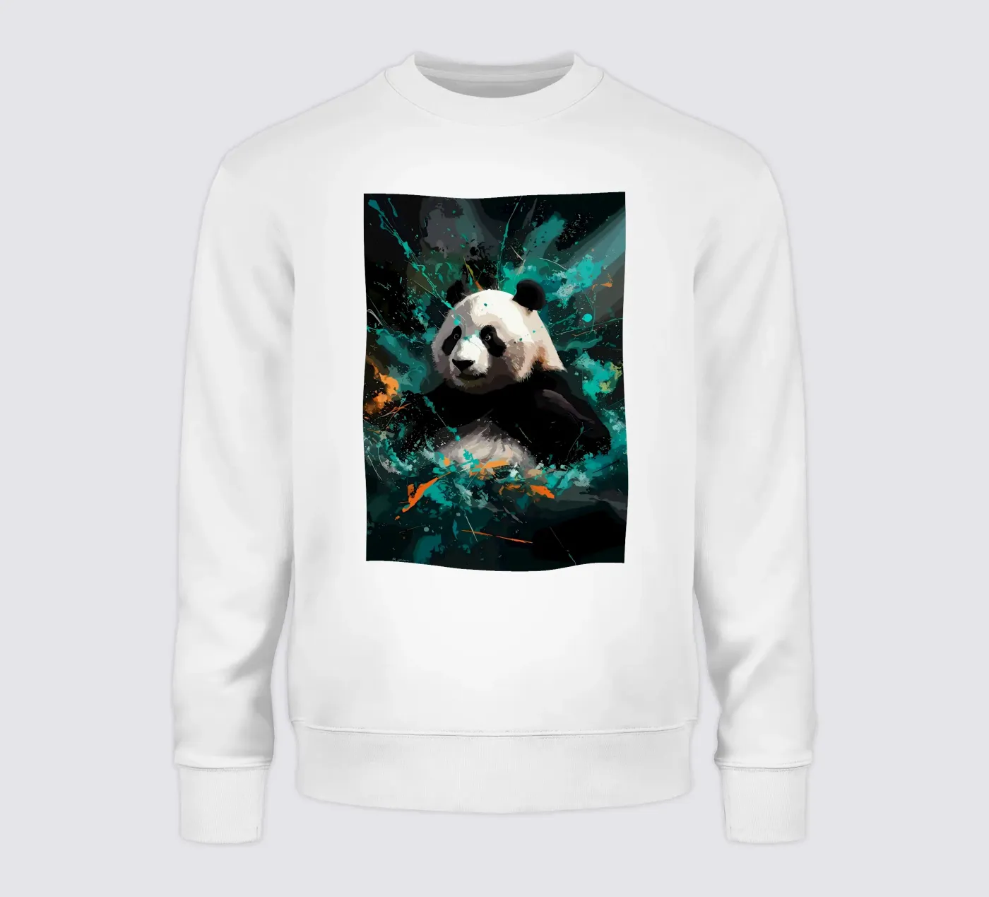 Panda Splash felpa da James M Coyle