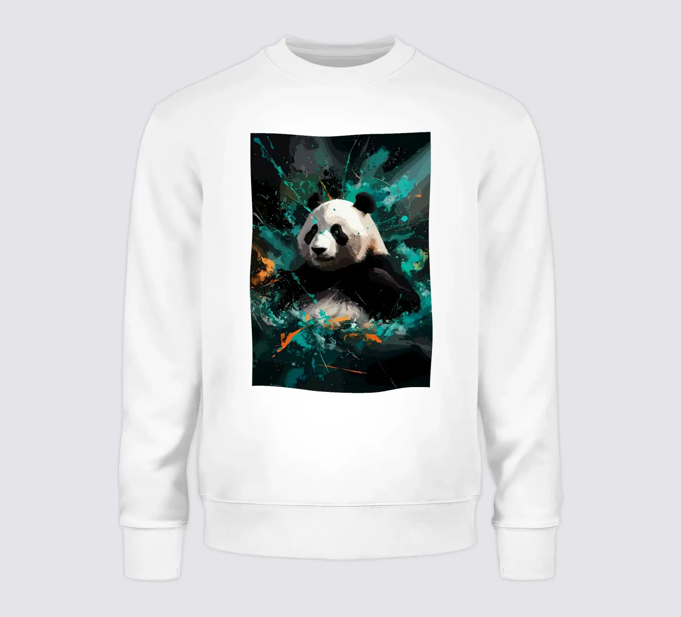 Panda Splash felpa da James M Coyle