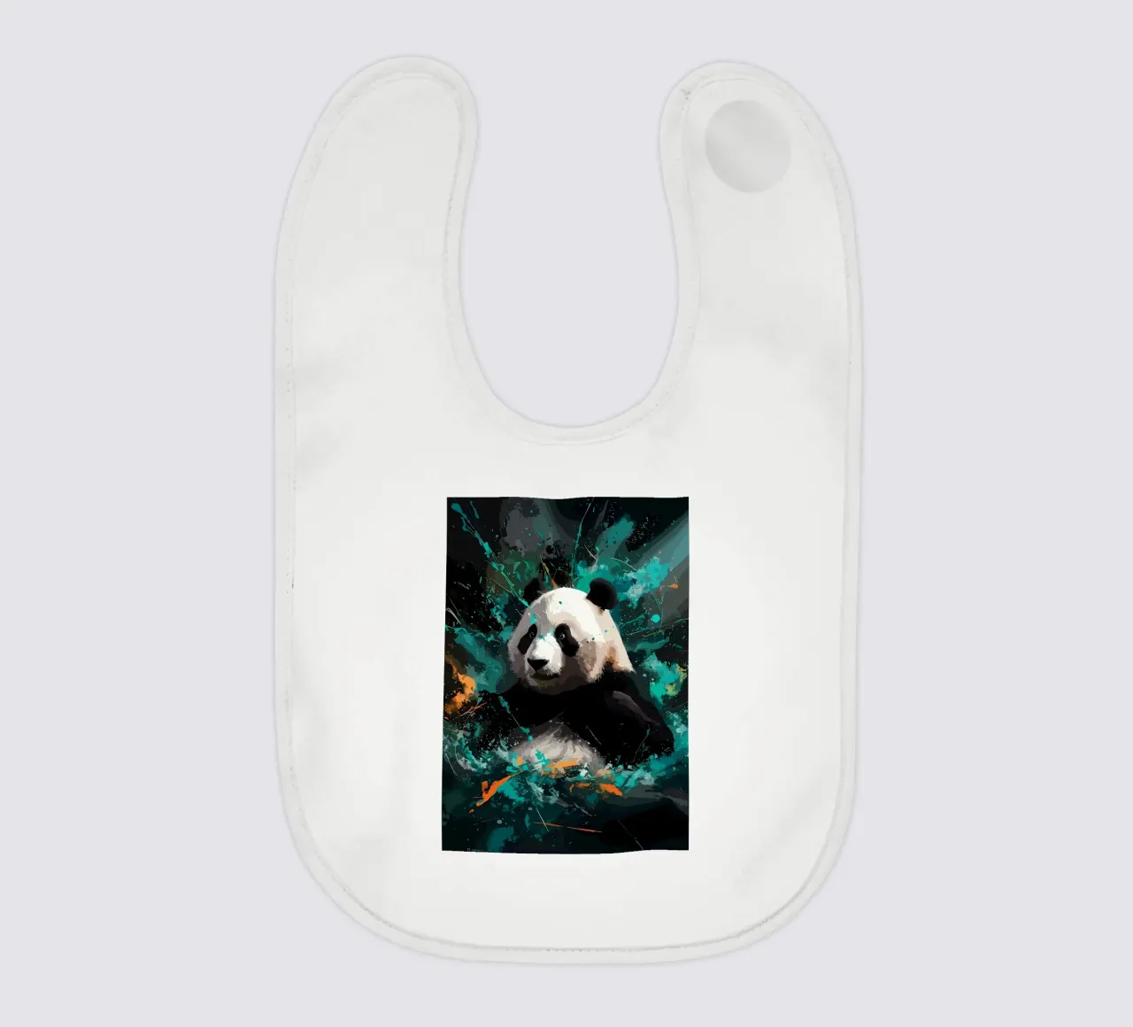 Panda Splash Babylätzchen von James M Coyle