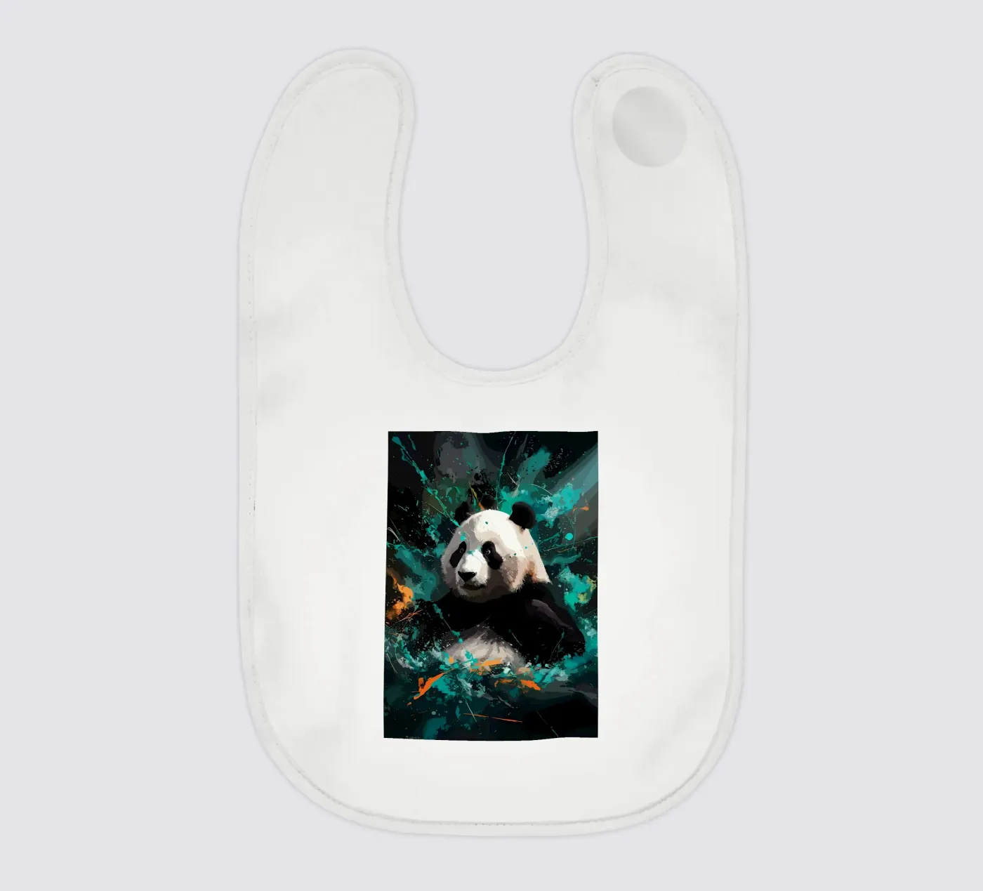 Panda Splash Babylätzchen von James M Coyle