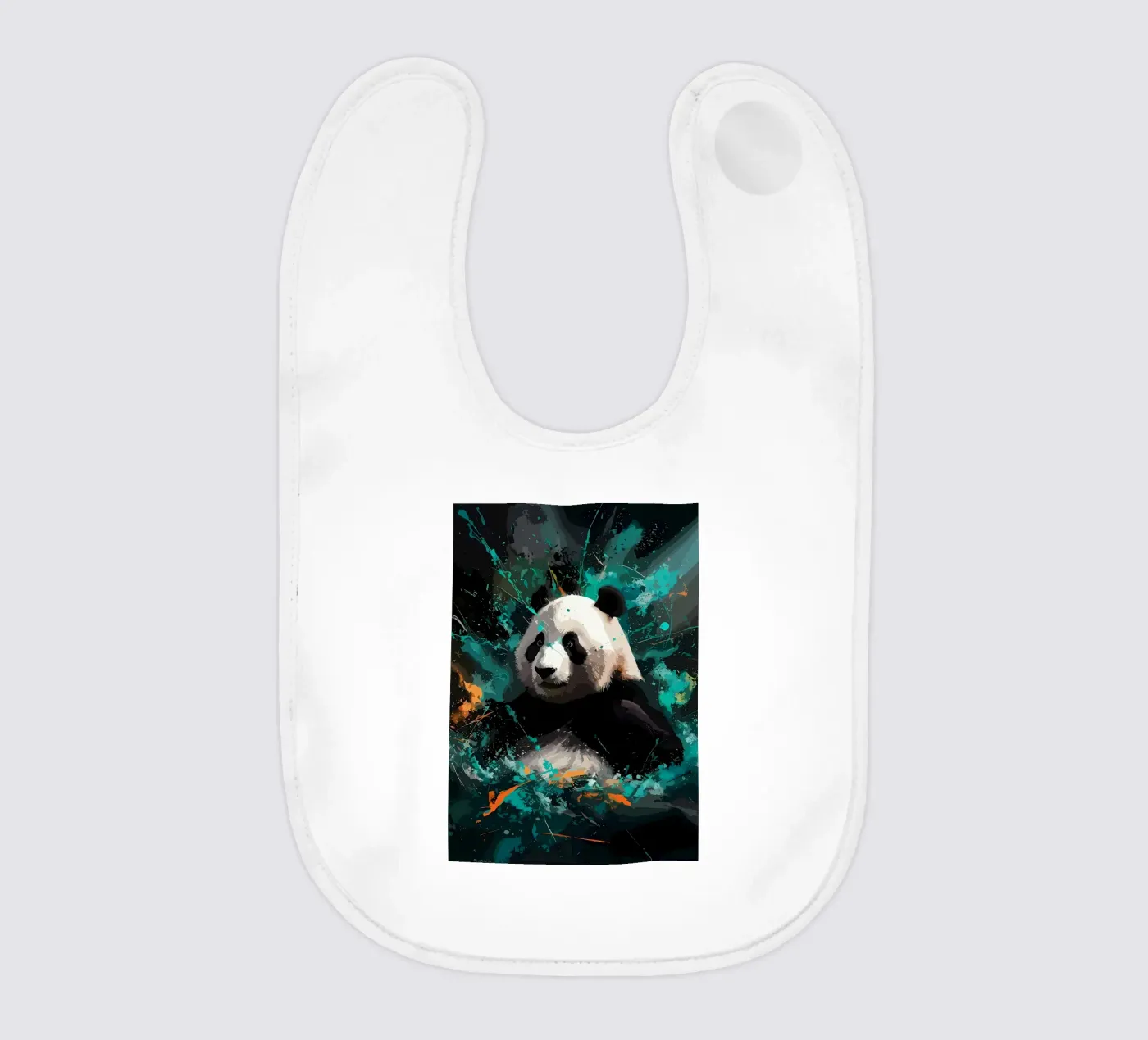Panda Splash Babylätzchen von James M Coyle