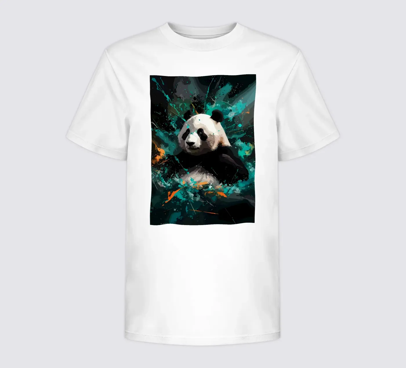Panda Splash kinder t-shirt van James M Coyle
